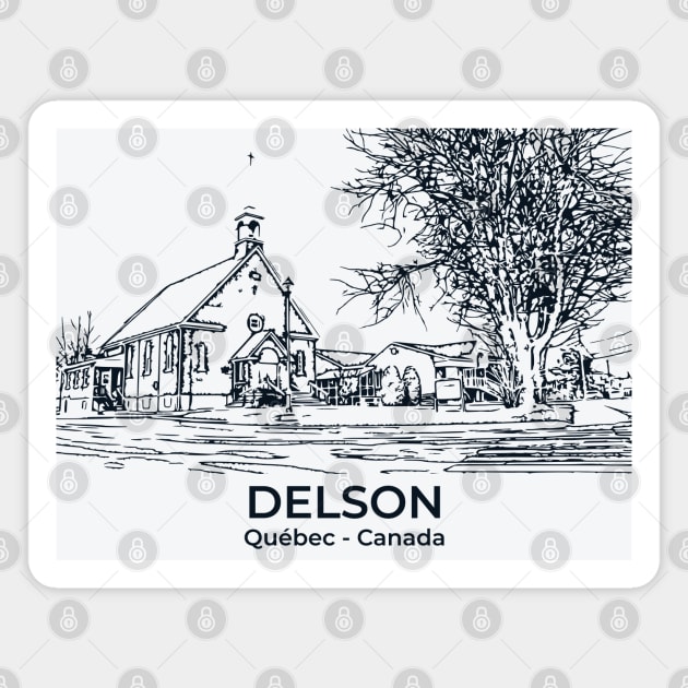 Delson - Québec Magnet by Lakeric